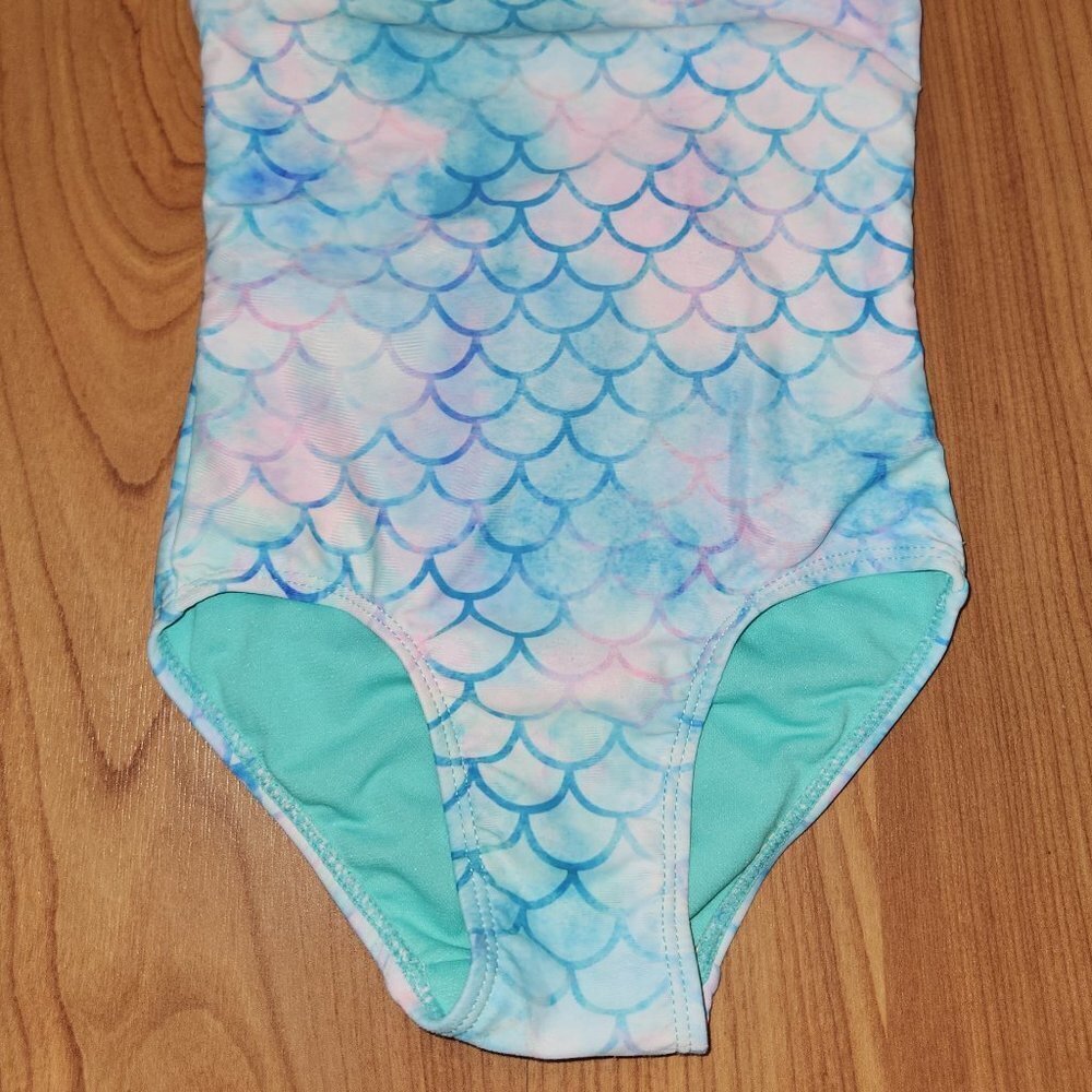 SO Brand Girls Mermaid One Piece Bathing Suit || sz4 - Picture 3 of 5